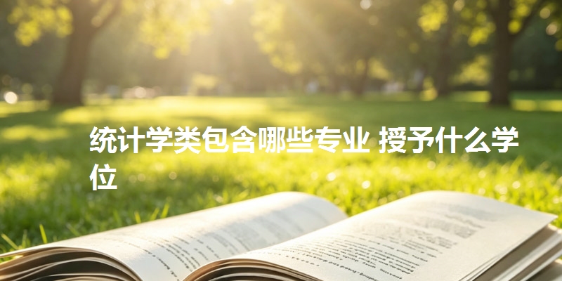 统计学类包含哪些专业 授予什么学位