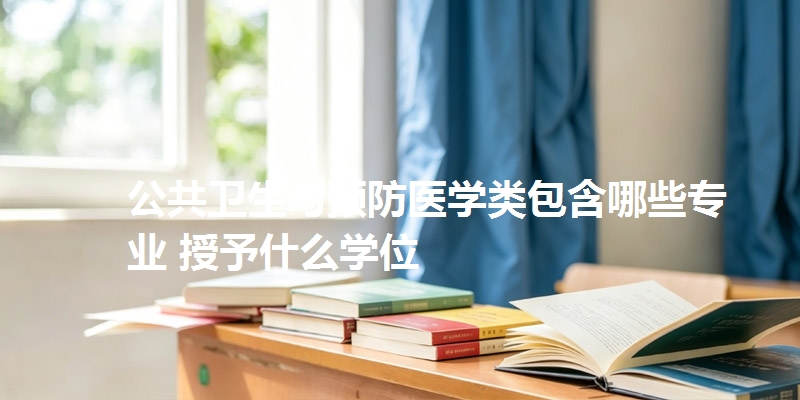 公共卫生与预防医学类包含哪些专业 授予什么学位