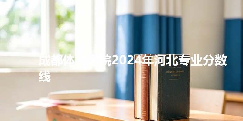 成都体育学院2024年河北专业分数线