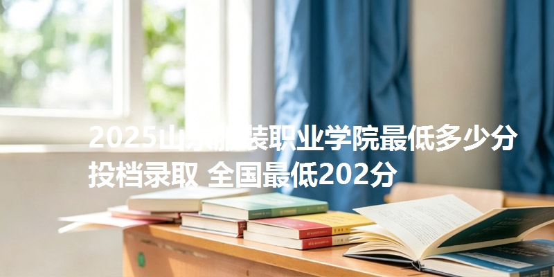 2025山东服装职业学院最低多少分投档录取 全国最低202分