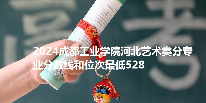 2024成都工业学院河北艺术类分专业分数线和位次最低528