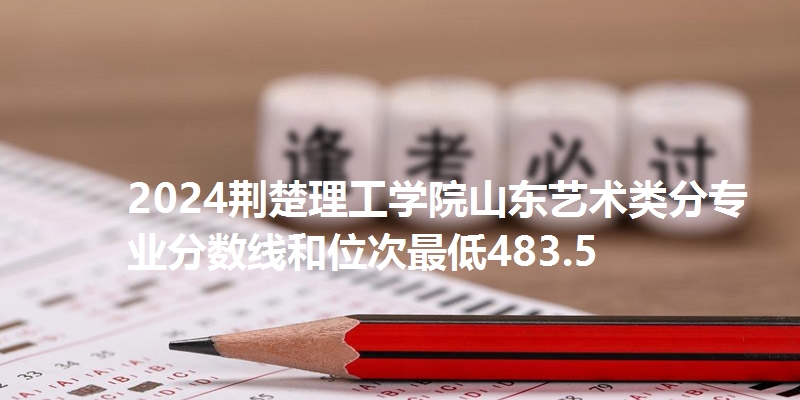 2024荆楚理工学院山东艺术类分专业分数线和位次最低483.5
