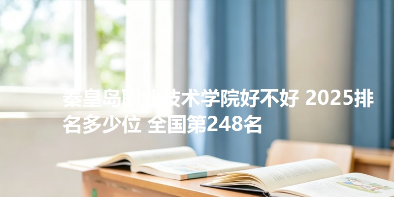 秦皇岛职业技术学院好不好 2025排名多少位 全国第248名