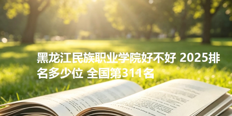 黑龙江民族职业学院好不好 2025排名多少位 全国第311名