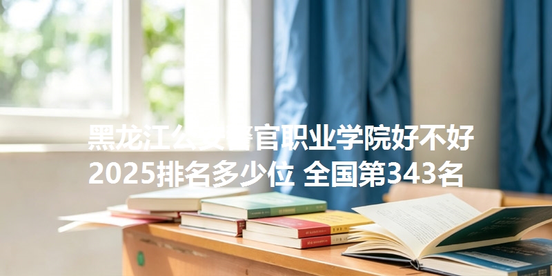 黑龙江公安警官职业学院好不好 2025排名多少位 全国第343名