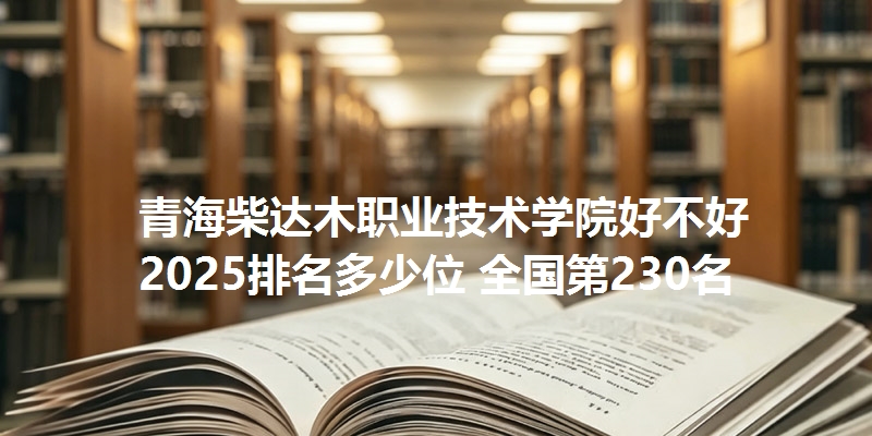 青海柴达木职业技术学院好不好 2025排名多少位 全国第230名