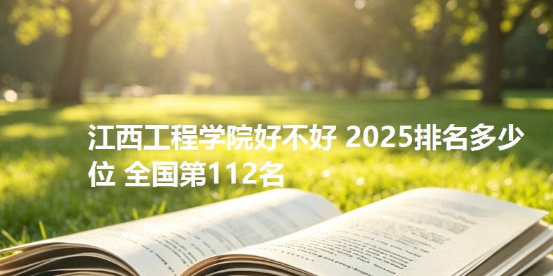 江西工程学院好不好 2025排名多少位 全国第112名