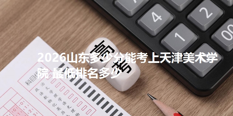 2026山东多少分能考上天津美术学院 最低排名多少