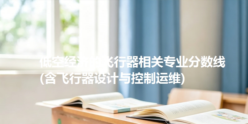 低空经济的飞行器相关专业分数线(含飞行器设计与控制运维)