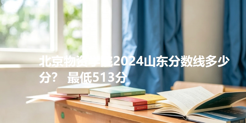 北京物资学院2024山东分数线多少分？ 最低513分