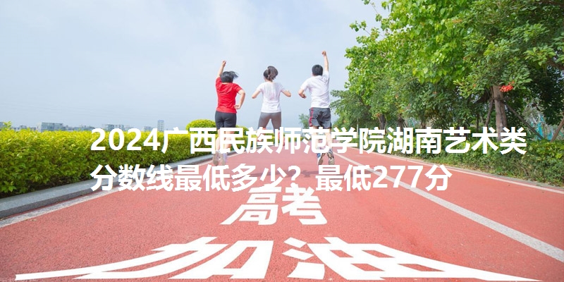 2024广西民族师范学院湖南艺术类分数线最低多少？最低277分