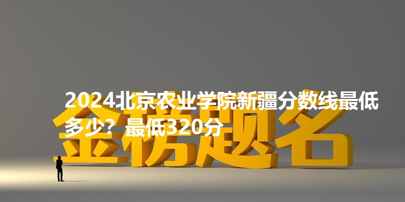 2024北京农业学院新疆分数线最低多少？最低320分
