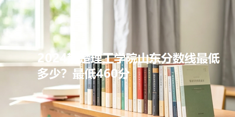 2024荆楚理工学院山东分数线最低多少？最低460分