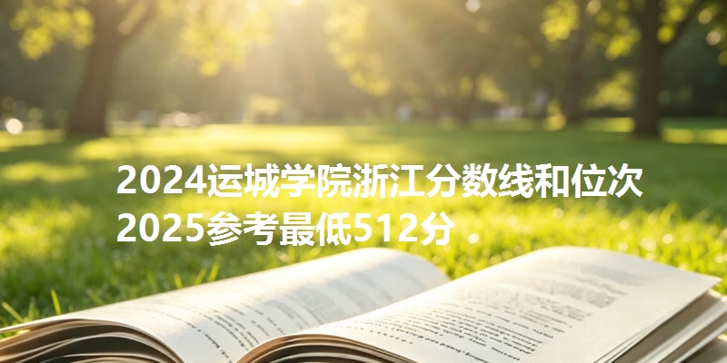 2024运城学院浙江分数线和位次 2025参考最低512分