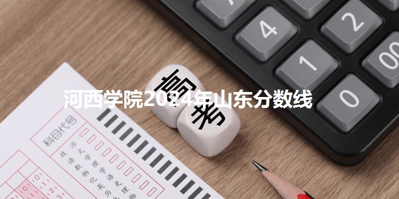 河西学院2024年山东分数线