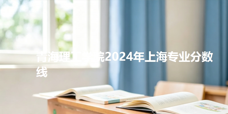 青海理工学院2024年上海专业分数线