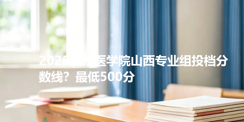 2025滨州医学院山西专业组投档分数线？最低500分
