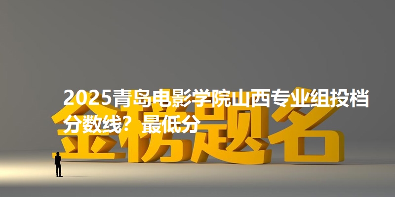2025青岛电影学院山西专业组投档分数线？最低分