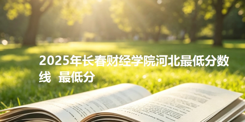 2025年长春财经学院河北最低分数线  最低分