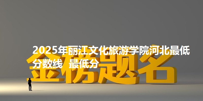 2025年丽江文化旅游学院河北最低分数线  最低分