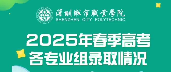 2025深圳城市职业学院春季高考分数线